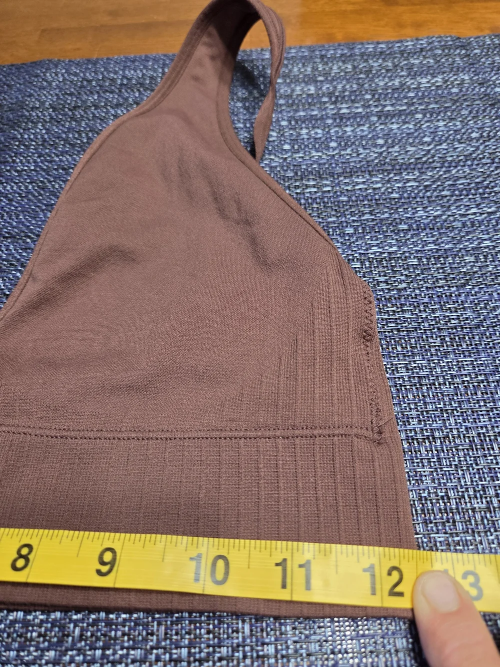 Abercrombie & Fitch Brown Seamless V-Neck Bralette Bra Size Medium